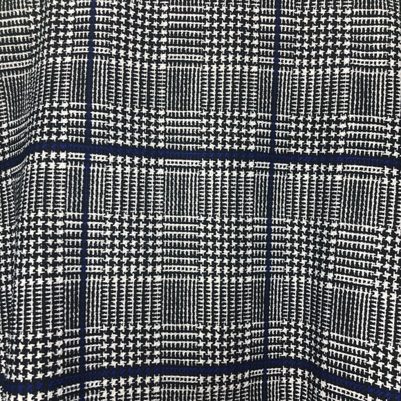 Dress and Jacket Two Piece Set Blue and Plaid - Picture 6 of 8